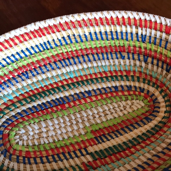 Handmade basket multicolor/ multi-use - Picture 4 of 6